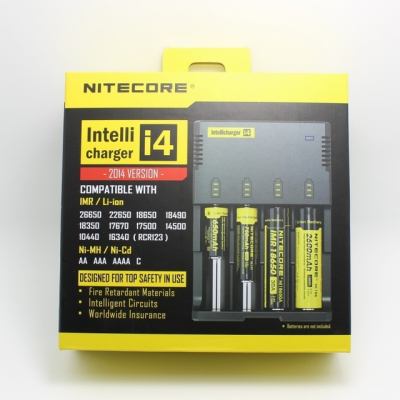 4-slot Nitecore Intellicharger New I4 Li-ion/NiMH Battery