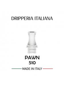 DRIPPERIA ITALIANA - DRIP TIP PAWN 510 EDITION - CLEAR PC
