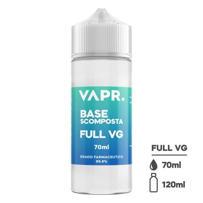 VAPR. Glicerina Vegetale FULL VG - 70ml in 120ml