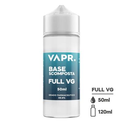 VAPR. Glicerina Vegetale FULL VG - 50ml in 120ml
