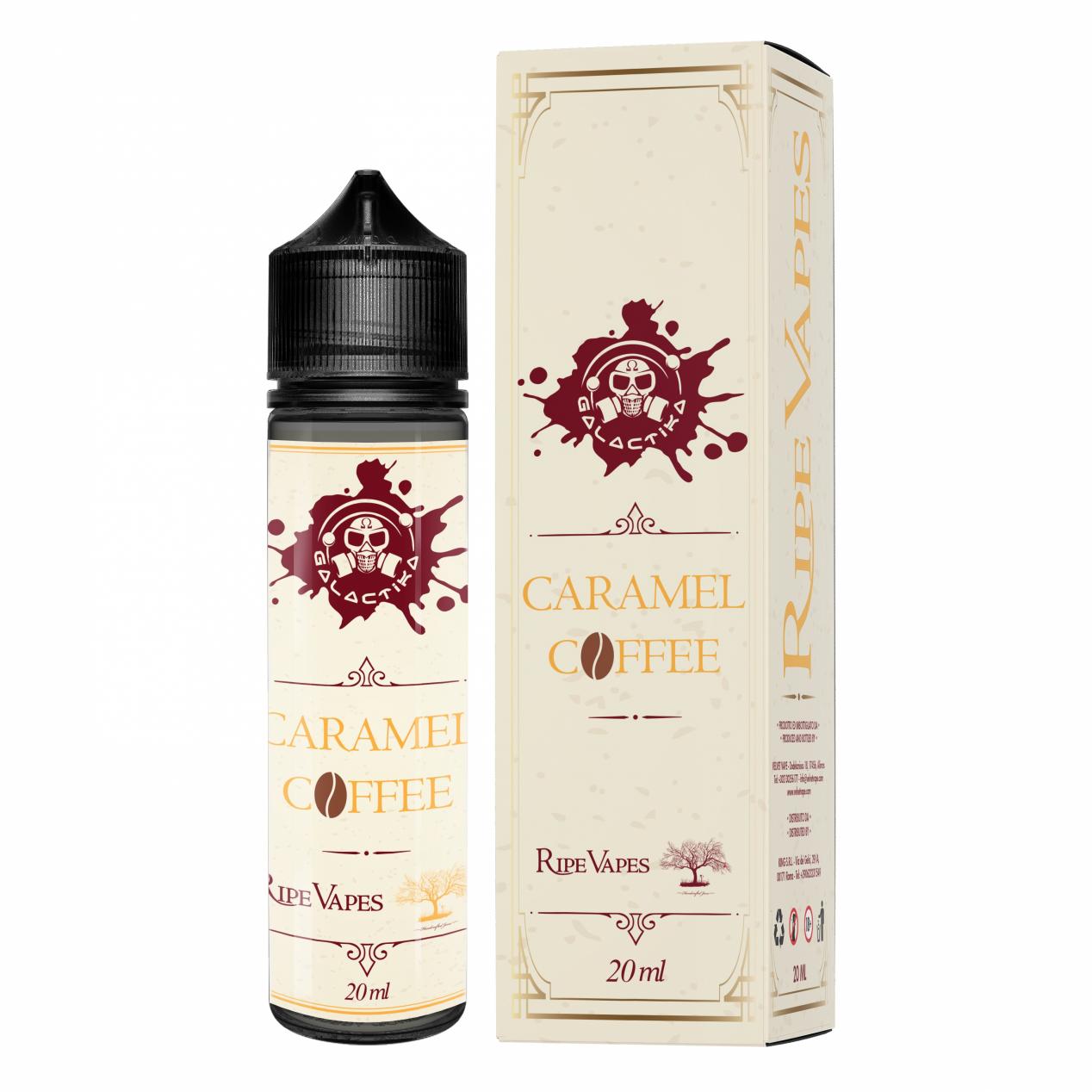 caramel coffee shot series 20 ml by ripe vapes e galactika